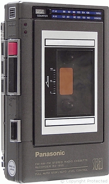 Panasonic RX-1950 Stereo Cassette Recorder